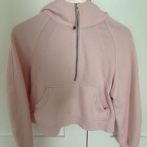 Lululemon Scuba Half Zip - Strawberry Milkshake - XS/S